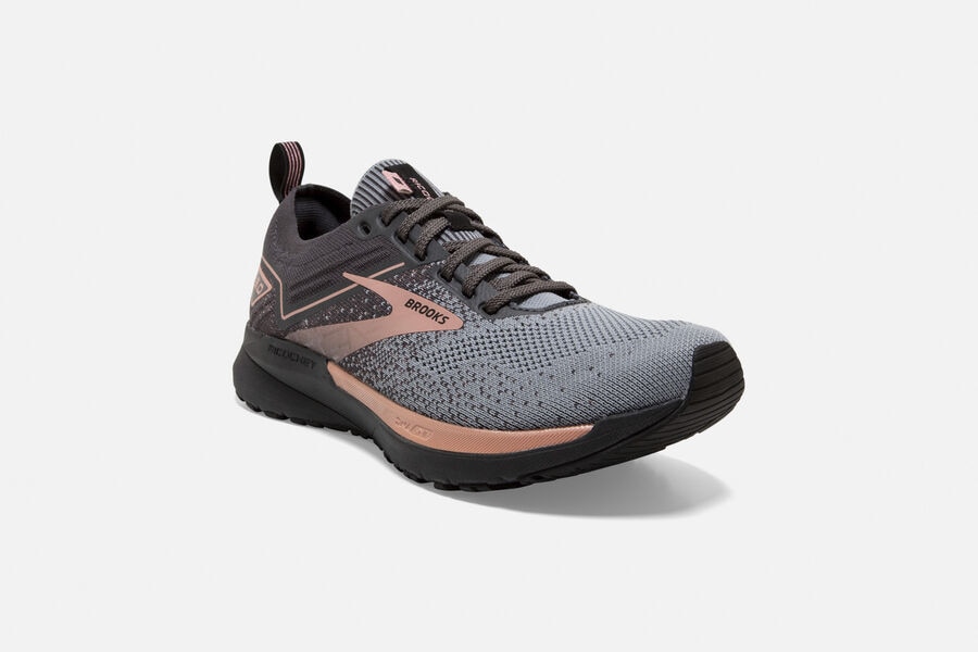 Brooks Ricochet 3 Road Löparskor Dam - Mörkgrå/Rosa - 3092-YPRAV